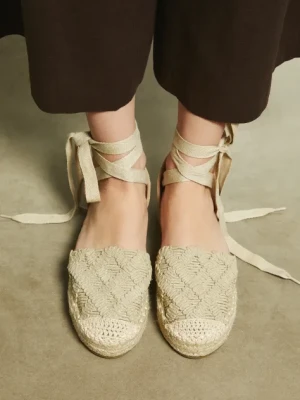Medicine espadryle damskie kolor beżowy