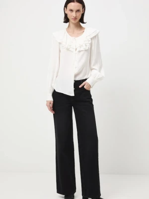 Medicine jeansy bawełniane damskie kolor czarny