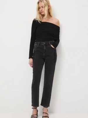 Medicine jeansy damskie kolor czarny
