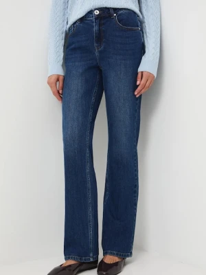 Medicine jeansy damskie kolor niebieski