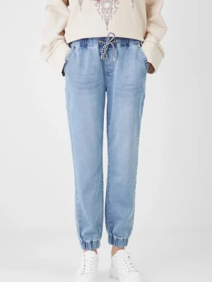 Medicine jeansy damskie kolor niebieski