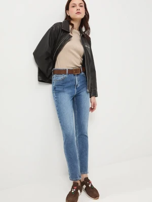 Medicine jeansy damskie kolor niebieski