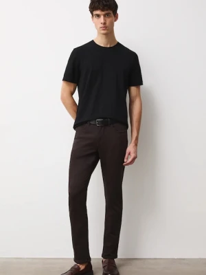 Medicine jeansy męskie kolor brązowy