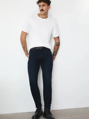 Medicine jeansy męskie kolor granatowy
