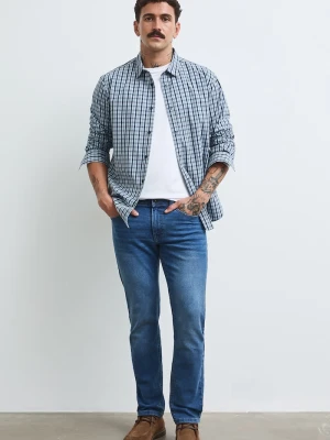 Medicine jeansy slim fit męskie niebieski