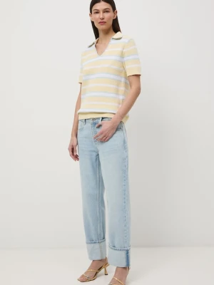 Medicine jeansy straight damskie