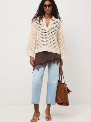 Medicine jeansy straight damskie