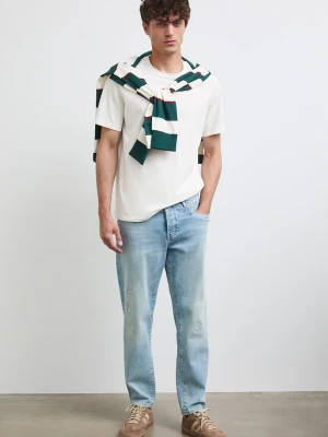 Medicine jeansy tapered męskie niebieski