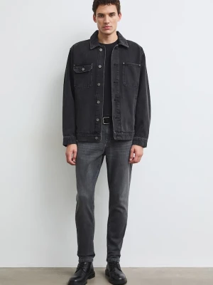 Medicine jeansy tapered męskie szary