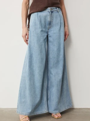 Medicine jeansy wide leg damskie