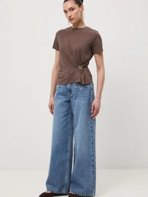 Medicine jeansy wide leg damskie