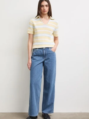 Medicine jeansy wide leg damskie