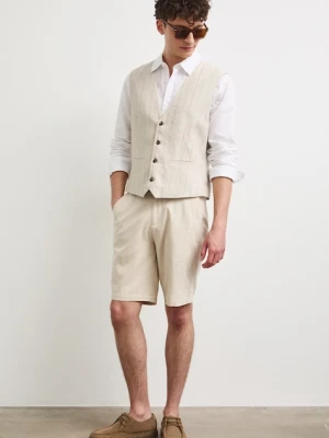 Medicine kamizelka męska lniana