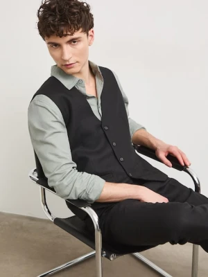 Medicine kamizelka męska lniana