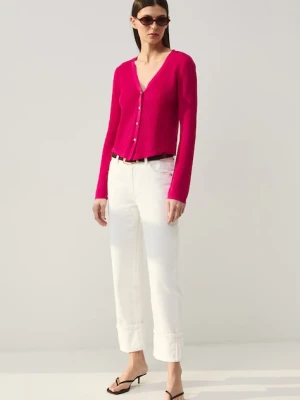 Medicine kardigan damski lniany