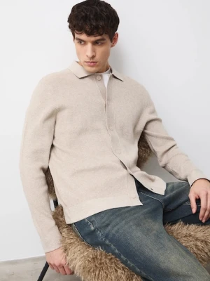 Medicine kardigan męski kolor beżowy