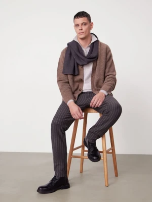 Medicine kardigan męski kolor brązowy