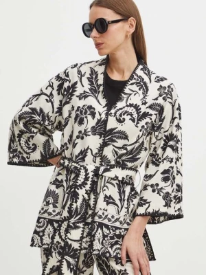 Medicine kimono damskie kolor beżowy