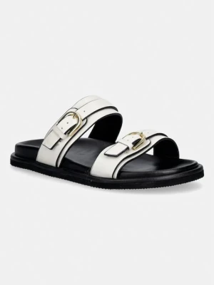 Medicine klapki damskie skórzane