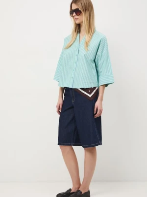 Medicine koszula damska bawełniana z elastanem