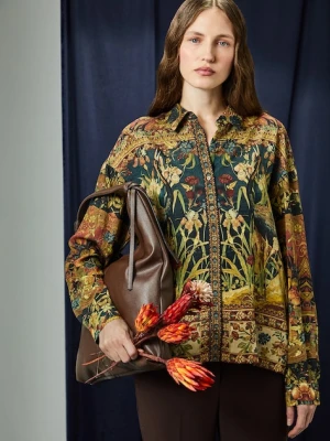 Medicine koszula damska kolor zielony