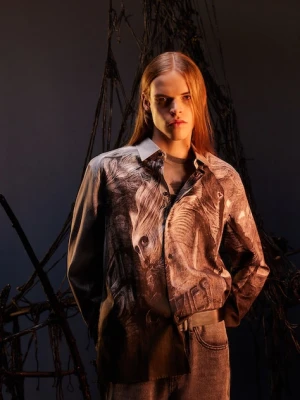 Medicine koszula męska kolor multicolor