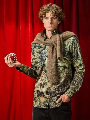 Medicine koszula męska kolor multicolor