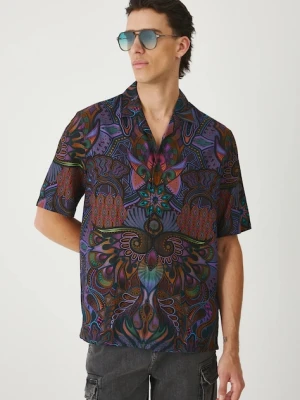 Medicine koszula męska kolor multicolor relaxed