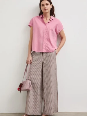 Medicine koszula z domieszką lnu