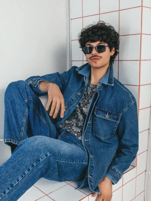 Medicine kurtka męska jeansowa