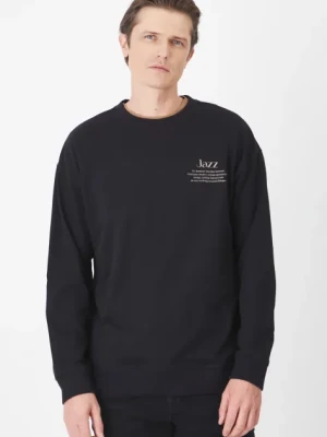 Medicine longsleeve bawełniany męski kolor czarny