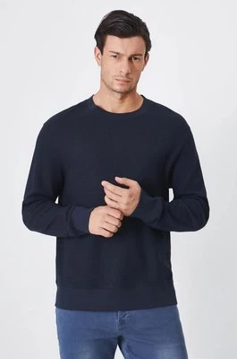 Medicine longsleeve męski kolor granatowy gładki