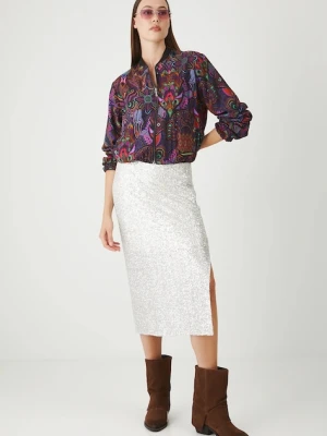Medicine marynarka damska kolor multicolor oversize wzorzysta