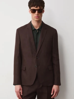 Medicine marynarka jednorzędowa męska lniana