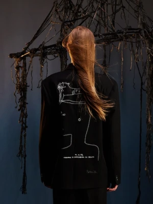 Medicine marynarka męska kolor czarny