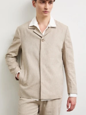 Medicine marynarka męska z lnem