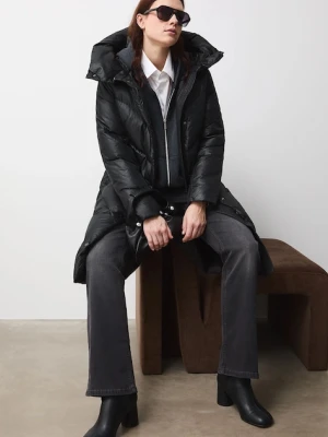 Medicine płaszcz puchowy damski kolor czarny zimowy