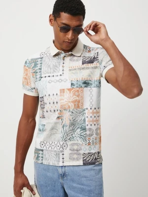 Medicine polo męskie kolor multicolor wzorzysty