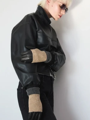 Medicine rękawiczki damskie kolor czarny