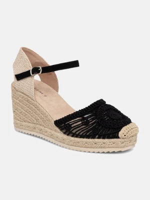 Medicine sandały na koturnie damskie