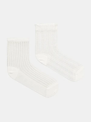 Medicine skarpetki 2-pack damskie kolor biały