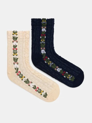 Medicine skarpetki 2-pack damskie kolor multicolor