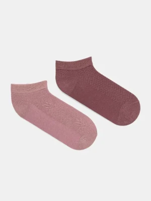 Medicine skarpetki bawełniane 2-pack damskie kolor multicolor