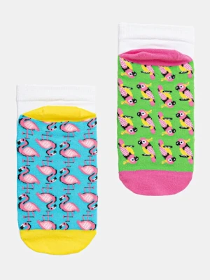 Medicine skarpetki bawełniane 2-pack damskie kolor multicolor