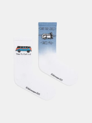 Medicine skarpetki bawełniane 2-pack męskie kolor multicolor