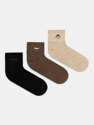 Medicine skarpetki bawełniane 3-pack męskie kolor multicolor