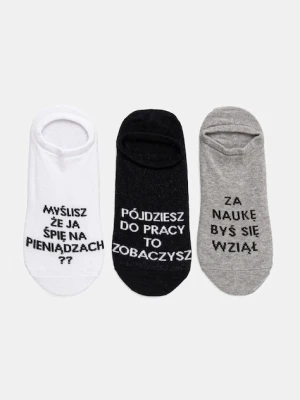 Medicine skarpetki bawełniane 3-pack męskie kolor multicolor