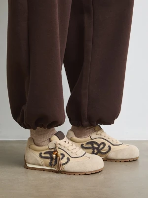 Medicine sneakersy damskie beżowy