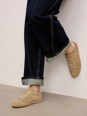 Medicine sneakersy damskie zamszowe