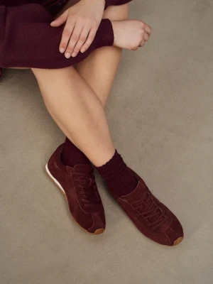 Medicine sneakersy kolor bordowy